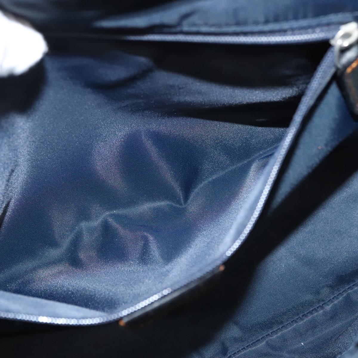 Dior Cd Navy Canvas Handbag (Pre-Owned)