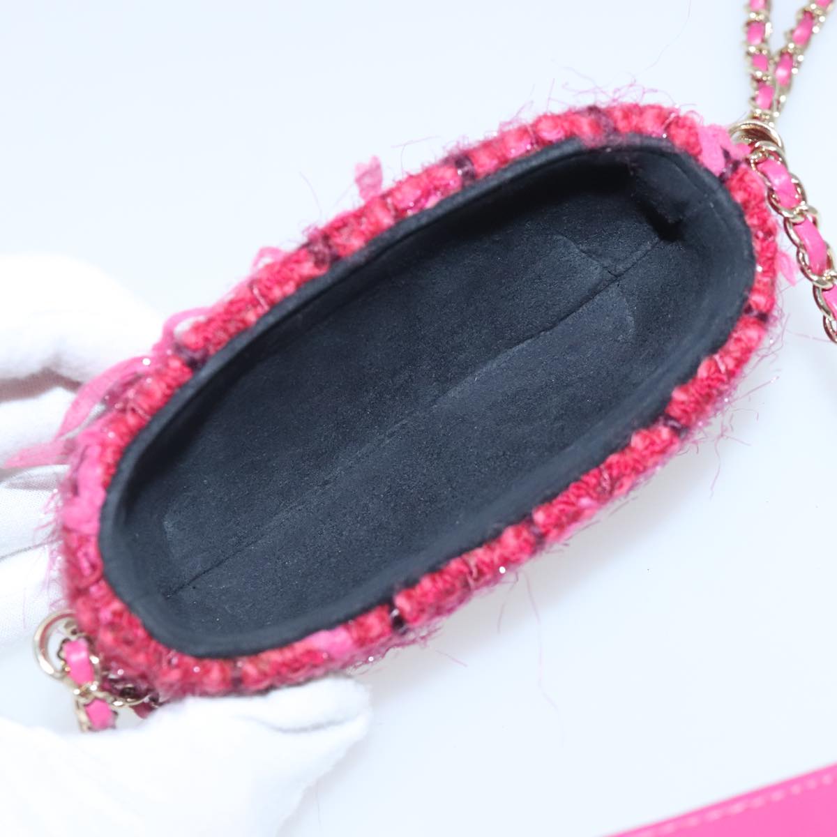 Chanel Pink Cotton Shoulder Bag (Pre-Owned)