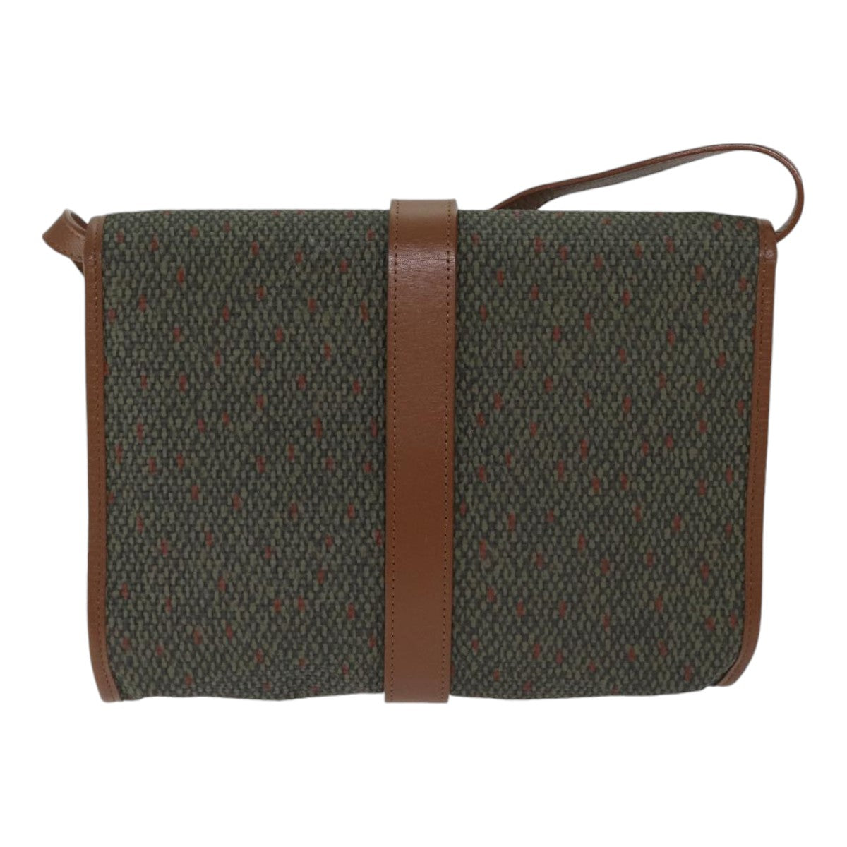 Saint Laurent Green Canvas Shoulder Bag (Pre-Owned)