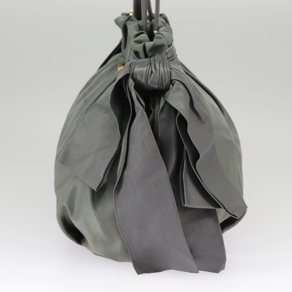 Prada Re-Nylon Khaki Synthetic Handbag (Pre-Owned)