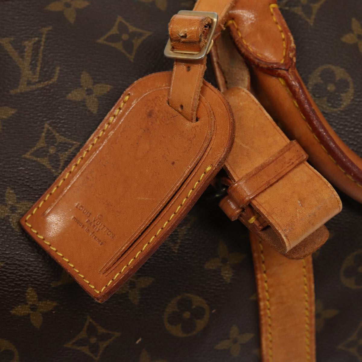 Louis Vuitton Keepall 60 Brown Canvas Travel Bag (Pre-Owned)
