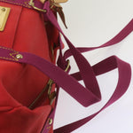 Louis Vuitton Antigua Red Canvas Travel Bag (Pre-Owned)