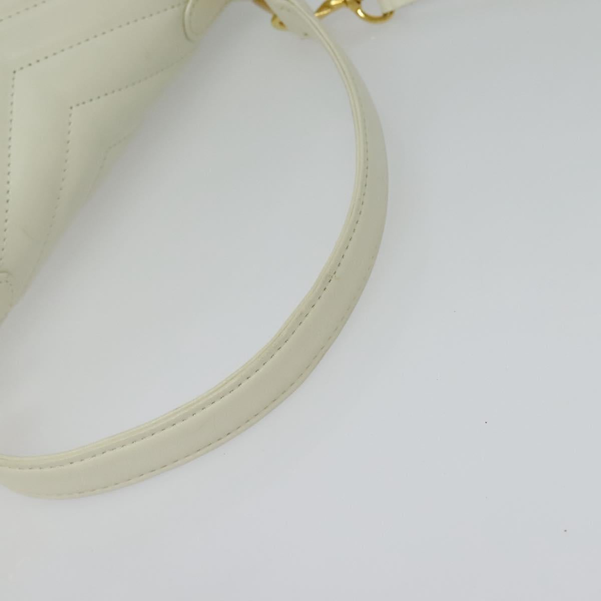 Yves Saint Laurent White Leather Handbag (Pre-Owned)