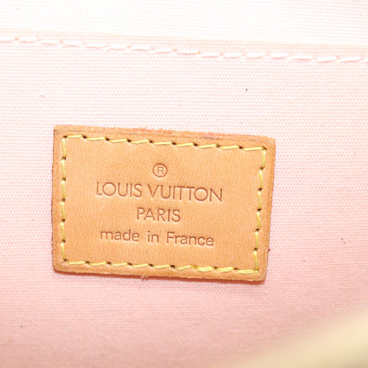 Louis Vuitton Biscayne Bay Camel Patent Leather Shoulder Bag (Pre-Owned)