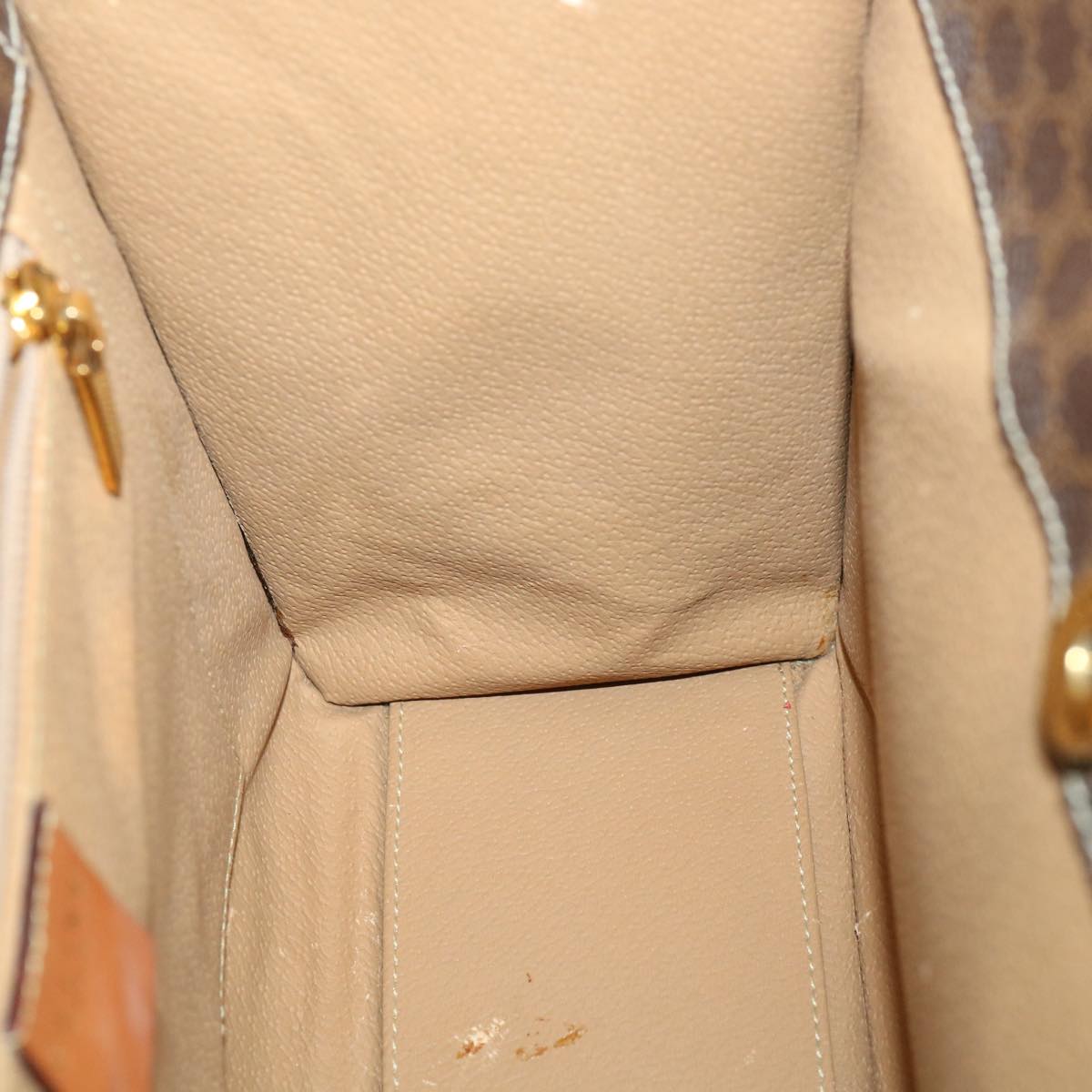 Céline Macadam Brown Canvas Handbag (Pre-Owned)