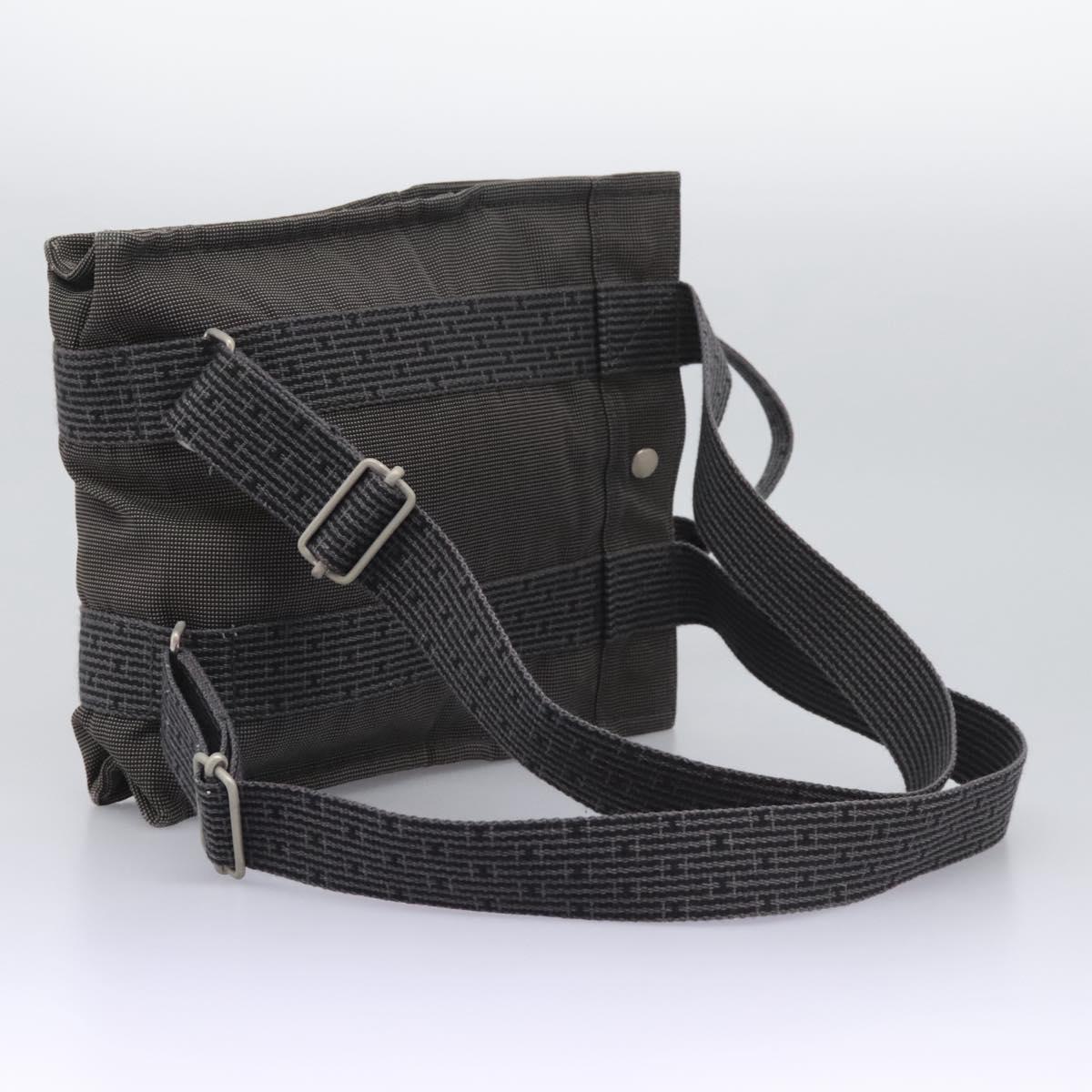 Hermès Herline Grey Canvas Backpack Bag (Pre-Owned)