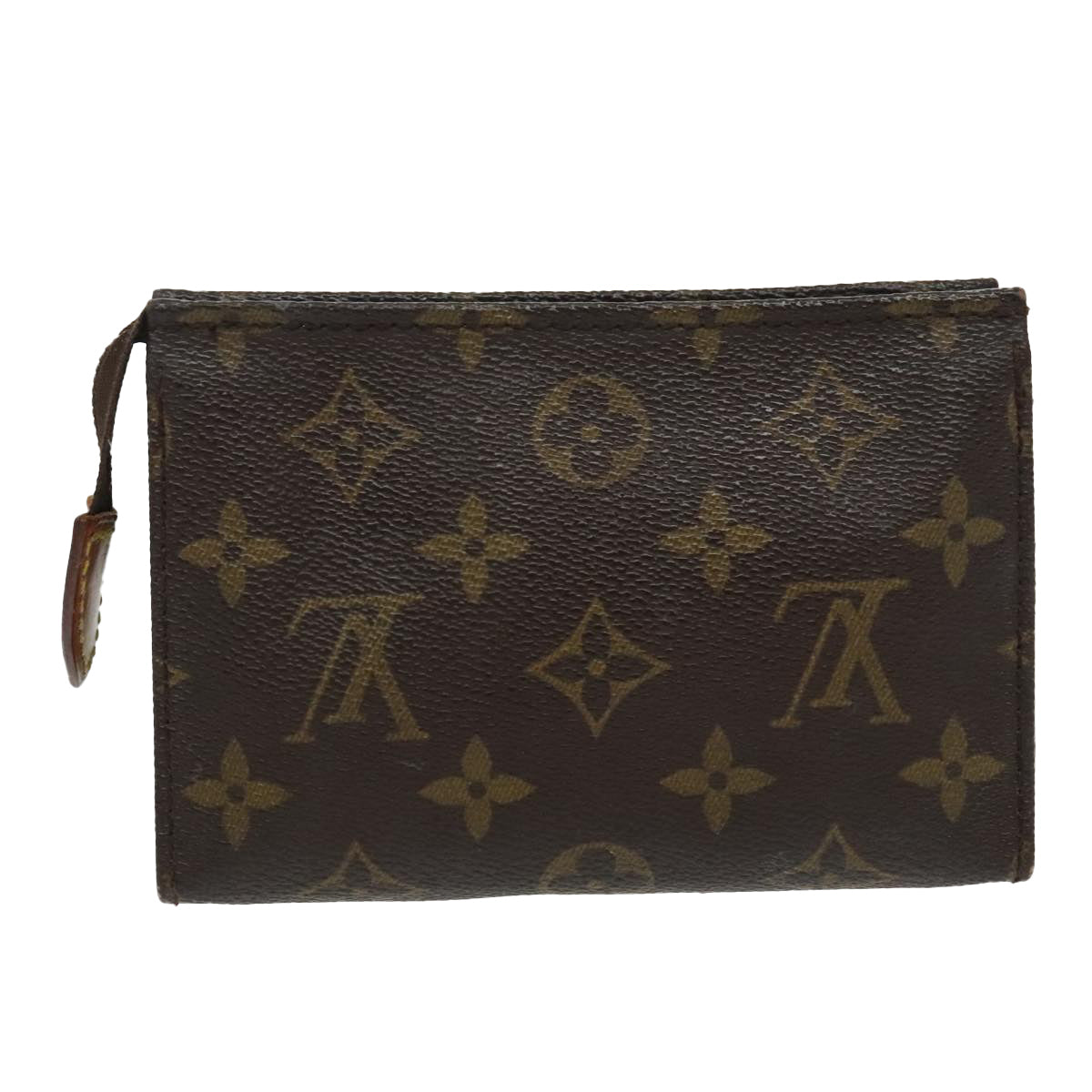 Louis Vuitton Poche Toilette 15 Brown Canvas Clutch Bag (Pre-Owned)