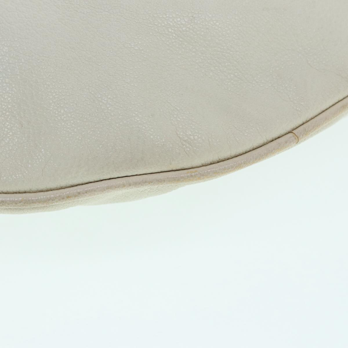Gucci Hobo Beige Leather Shoulder Bag (Pre-Owned)