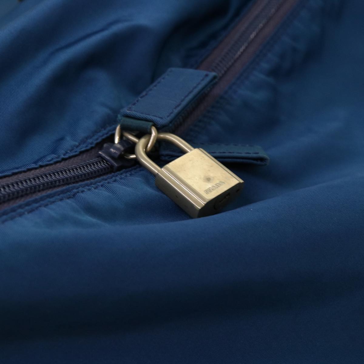Prada Tessuto Blue Synthetic Travel Bag (Pre-Owned)