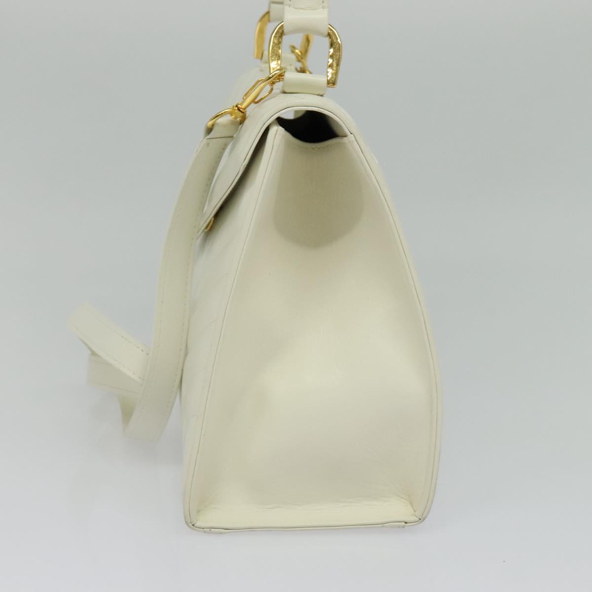 Yves Saint Laurent White Leather Handbag (Pre-Owned)
