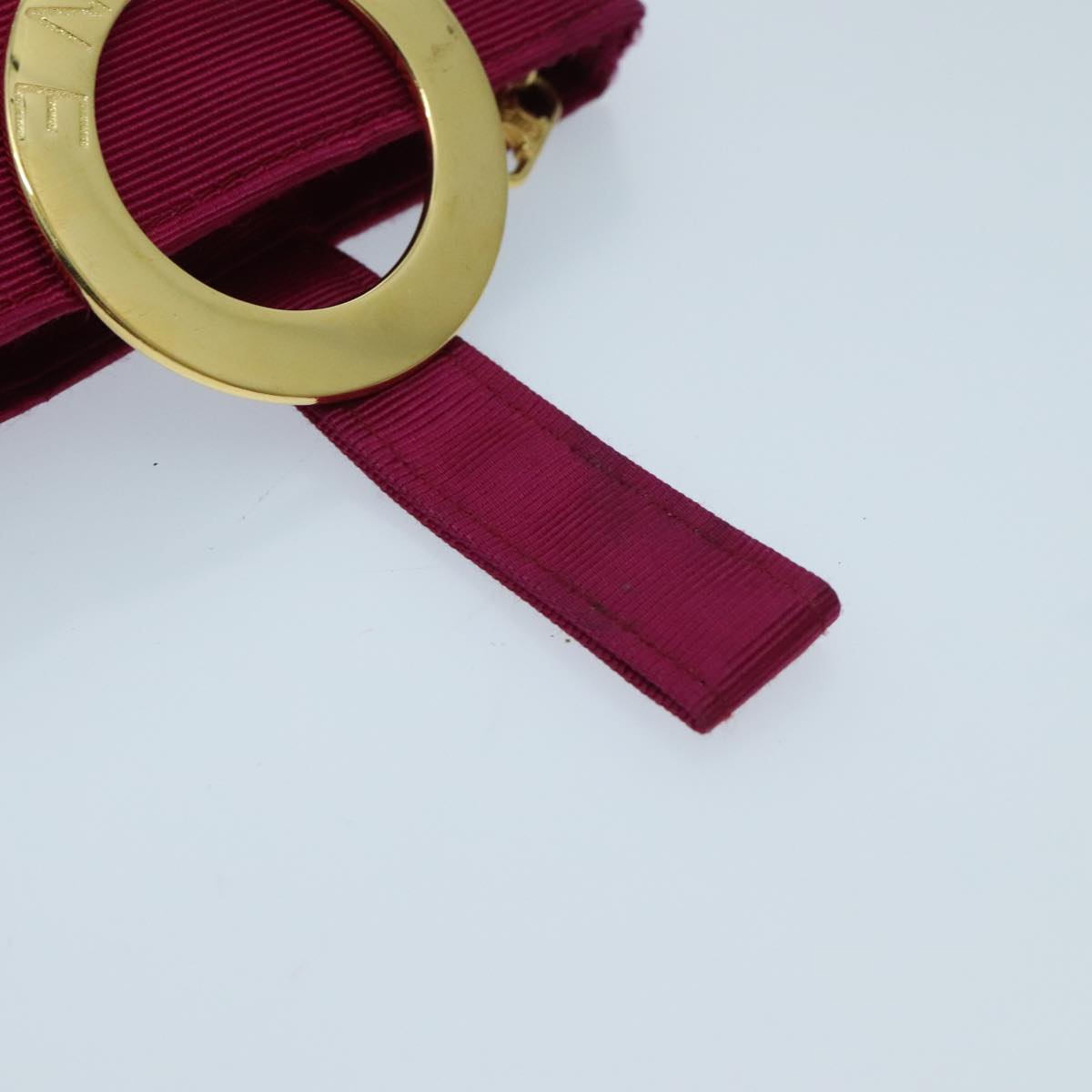 Céline Logo Du Cercle Pink Synthetic Clutch Bag (Pre-Owned)