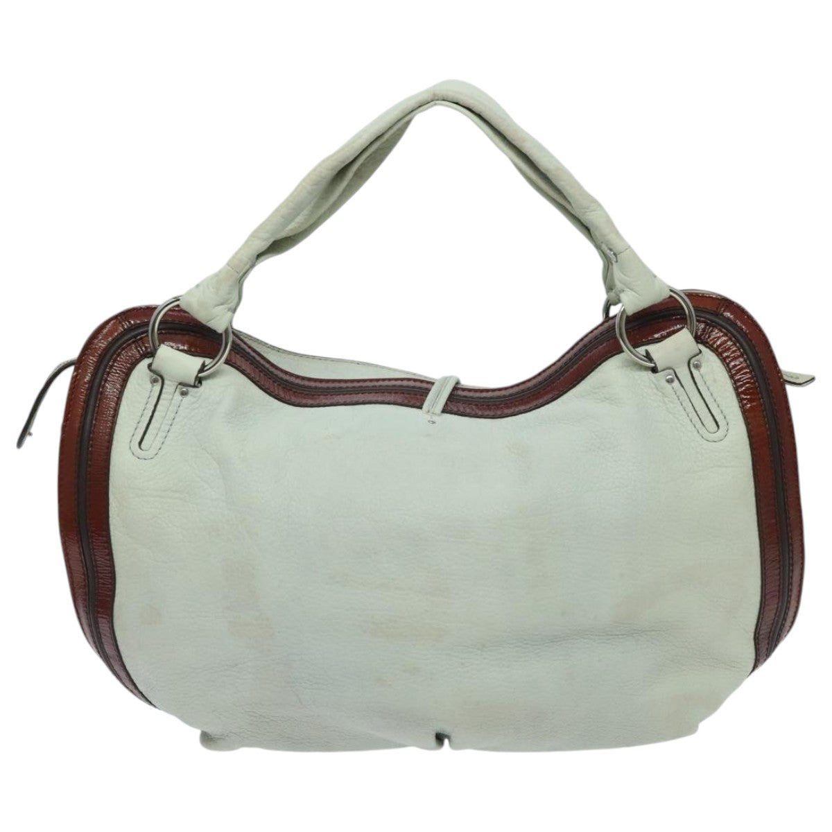 Céline Bittersweet White Leather Shoulder Bag (Pre-Owned)