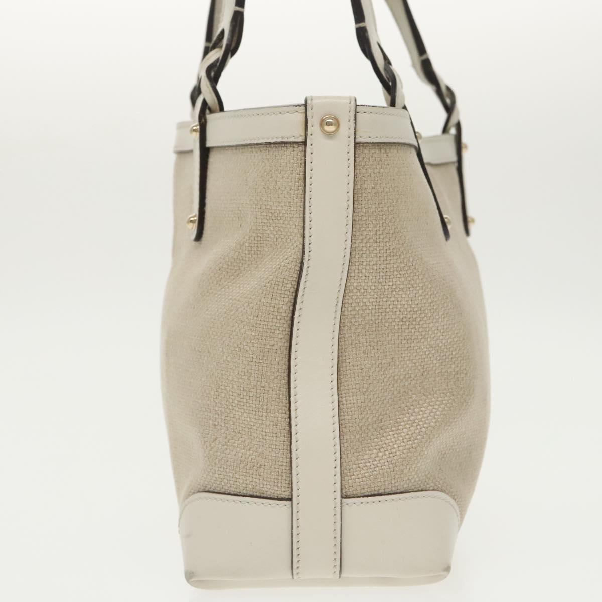 Gucci Beige Canvas Tote Bag (Pre-Owned)