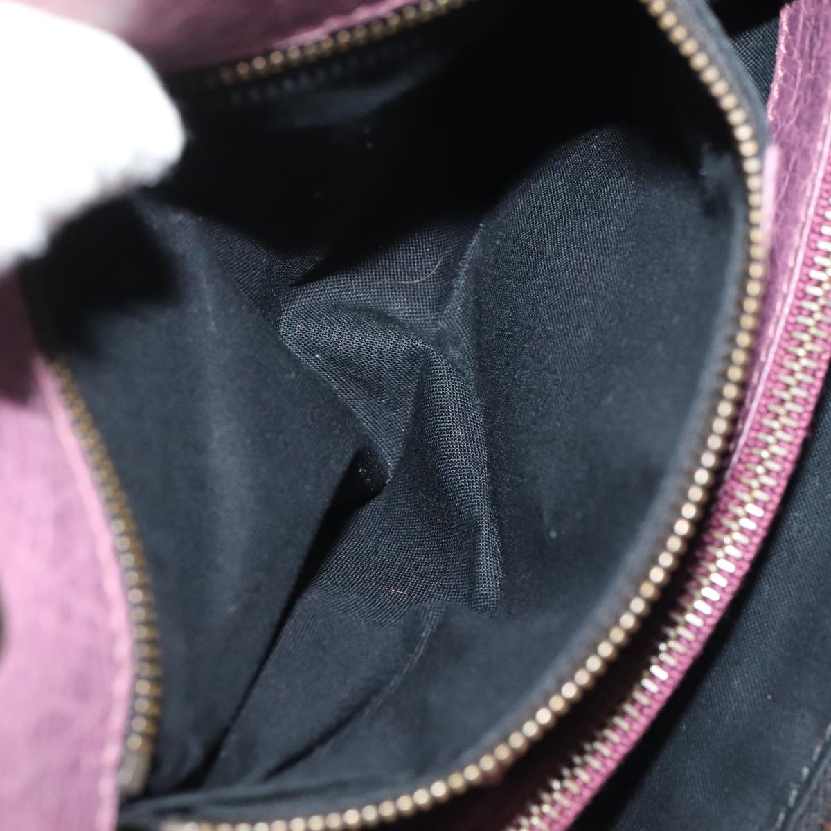 Balenciaga City Purple Leather Shoulder Bag (Pre-Owned)