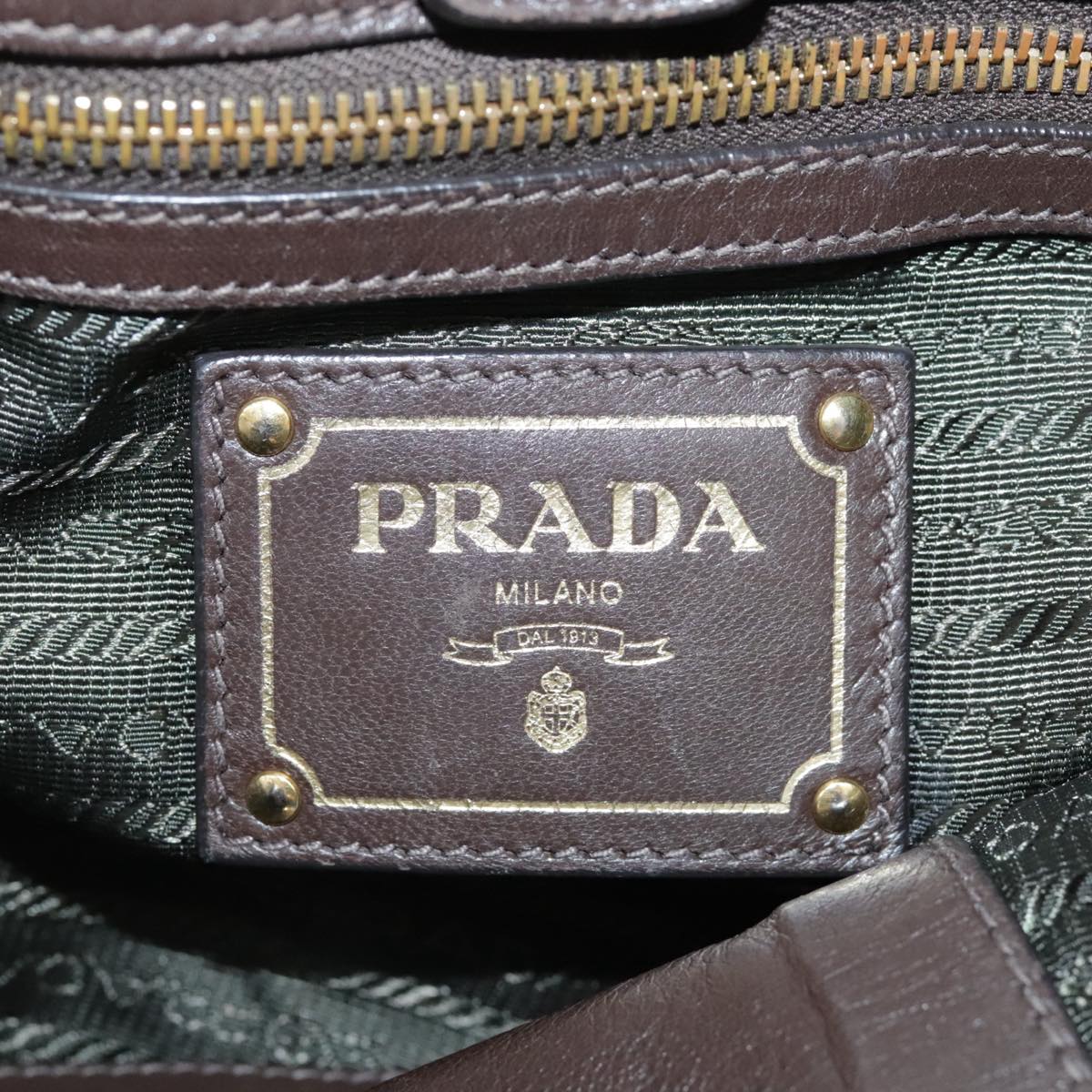 Prada Tessuto Green Synthetic Tote Bag (Pre-Owned)