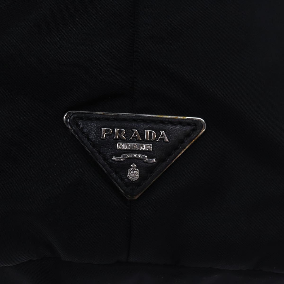 Prada Tessuto Black Synthetic Handbag (Pre-Owned)