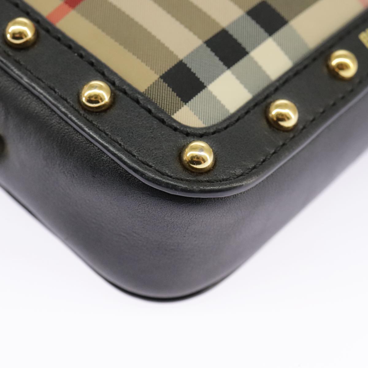 Burberry Vintage Check Beige Synthetic Shoulder Bag (Pre-Owned)