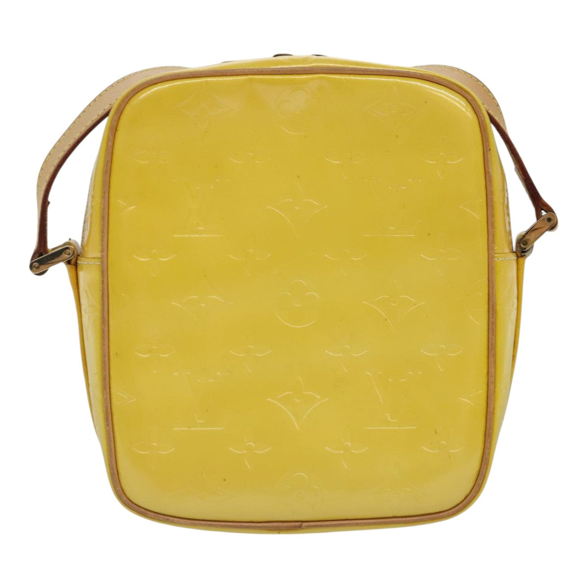Louis Vuitton Wooster Yellow Patent Leather Shoulder Bag (Pre-Owned)