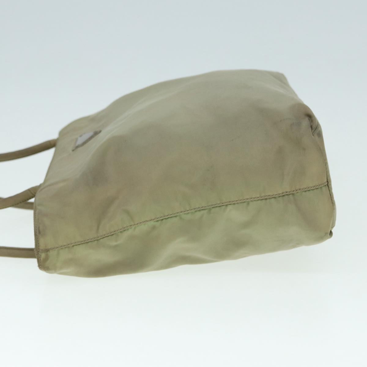 Prada Tessuto Beige Synthetic Tote Bag (Pre-Owned)