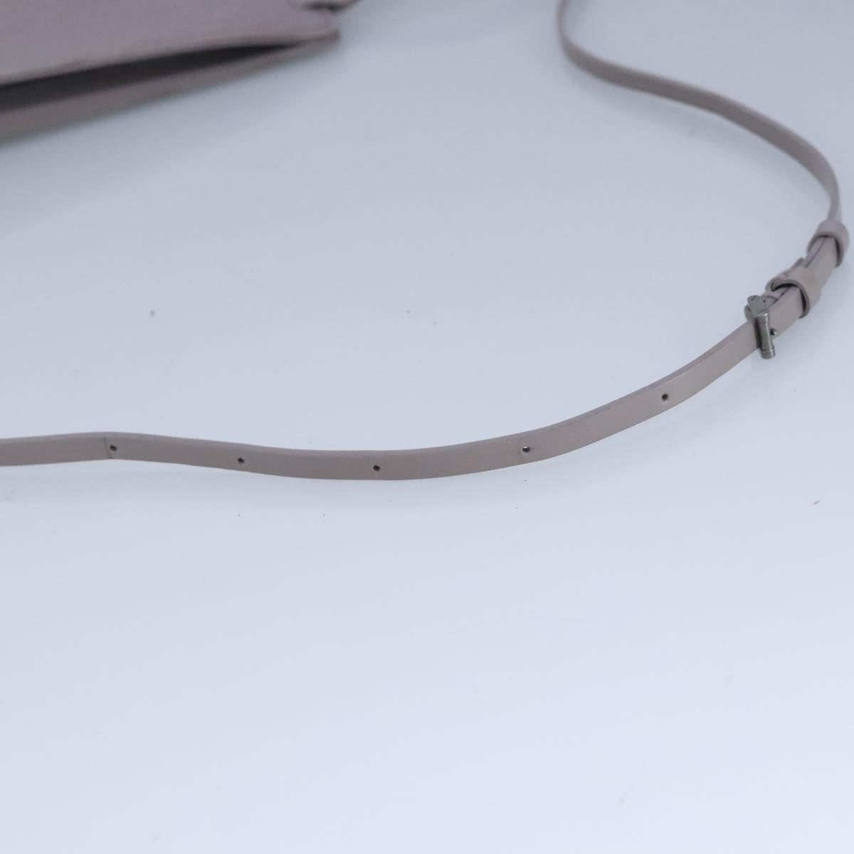 Louis Vuitton Grey Leather Clutch Bag (Pre-Owned)