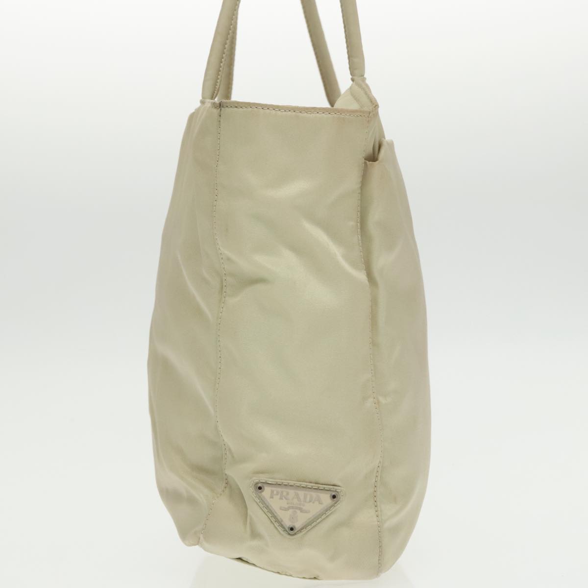 Prada Beige Synthetic Handbag (Pre-Owned)