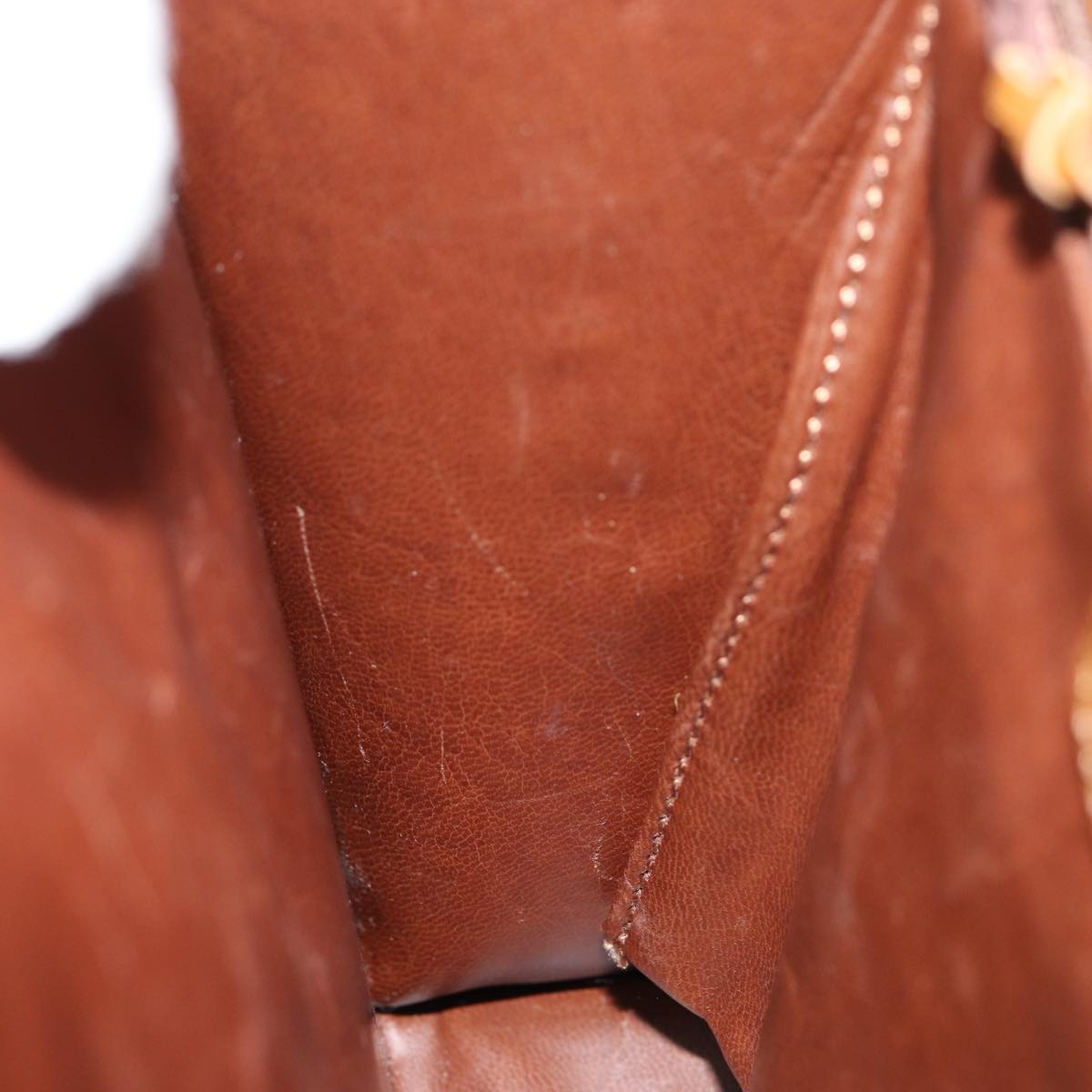 Dior Brown Leather Shoulder Bag (Pre-Owned)