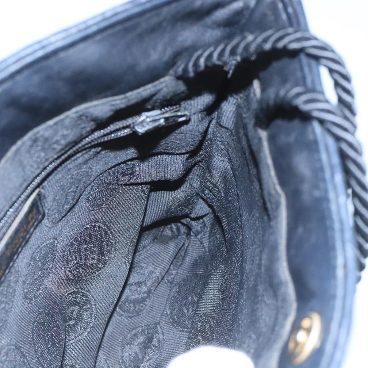 Fendi Black Leather Shoulder Bag (Pre-Owned)