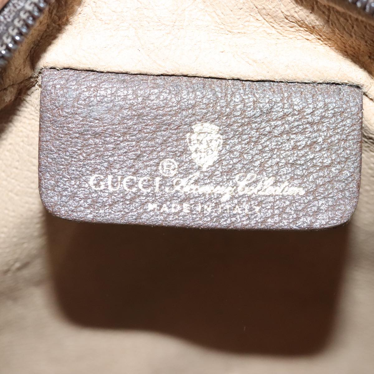 Gucci Ophidia Beige Canvas Shoulder Bag (Pre-Owned)