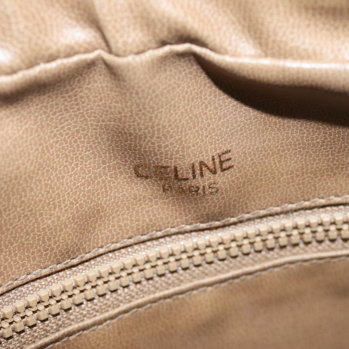Céline Macadam Beige Canvas Shoulder Bag (Pre-Owned)