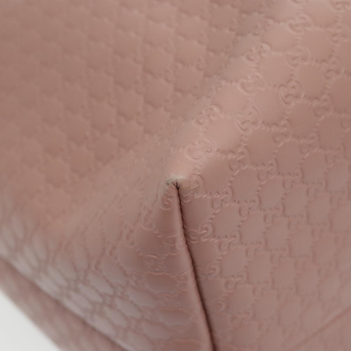 Gucci Micro Guccissima Pink Leather Tote Bag (Pre-Owned)