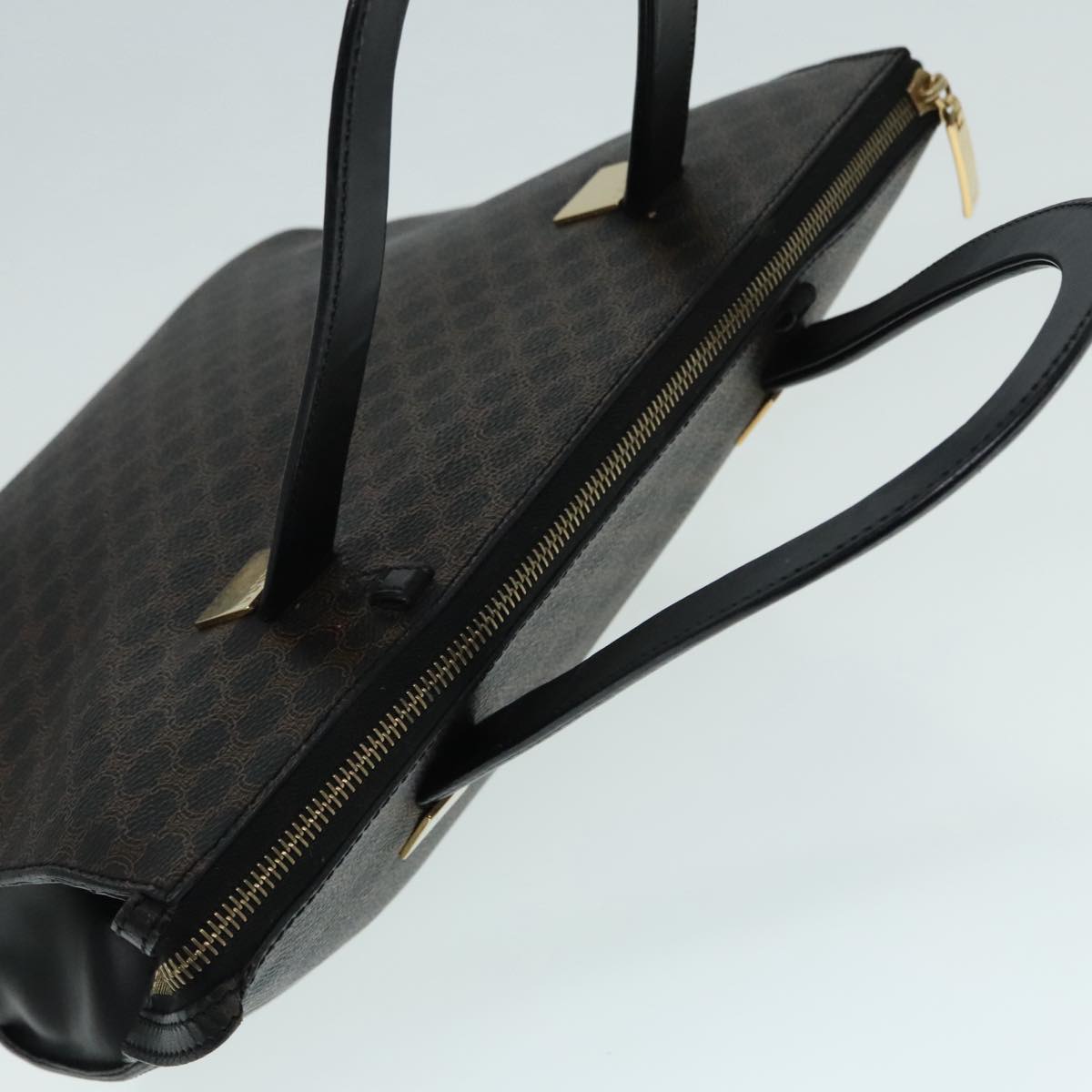 Céline Macadam Brown Canvas Handbag (Pre-Owned)