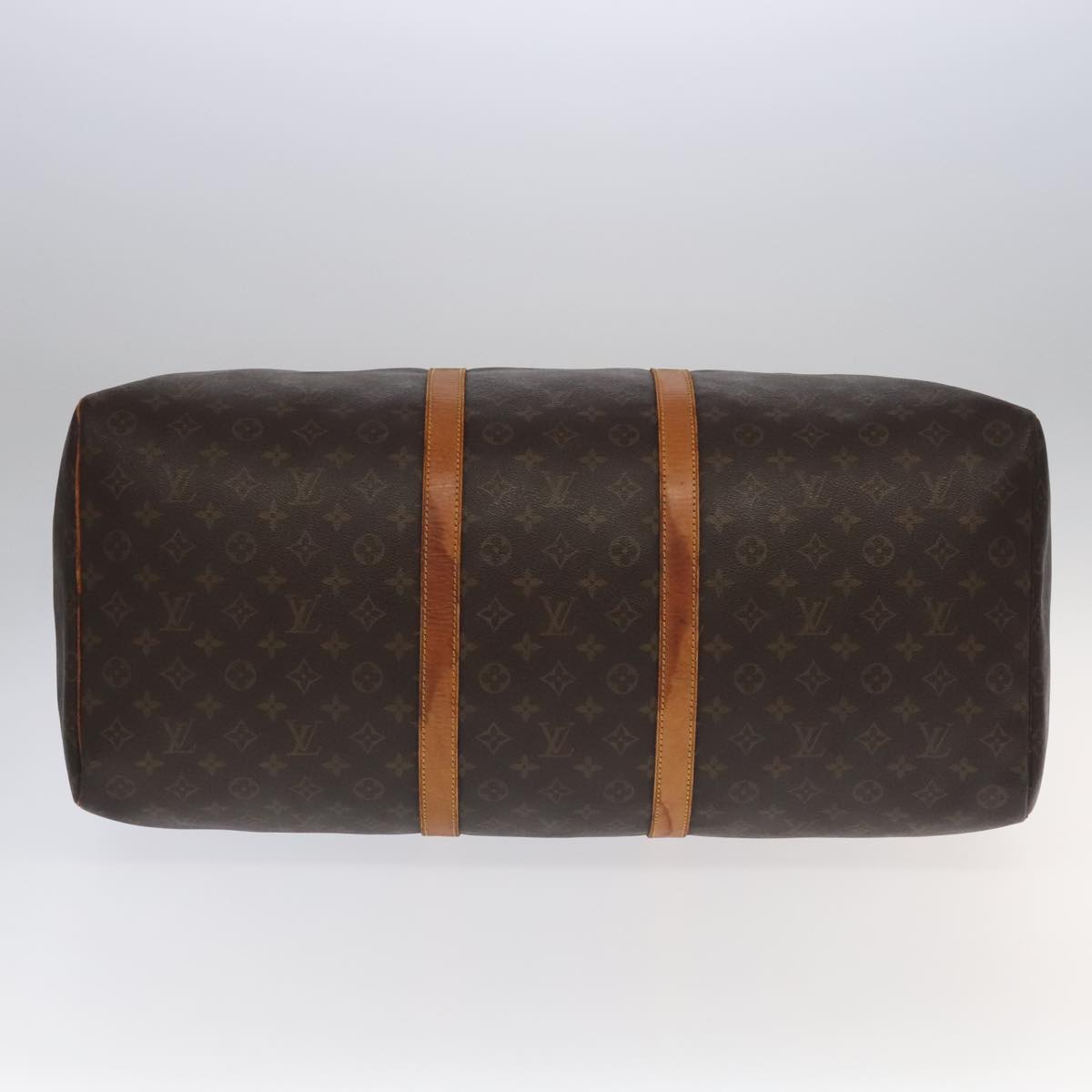 Louis Vuitton Keepall 60 Brown Canvas Travel Bag (Pre-Owned)