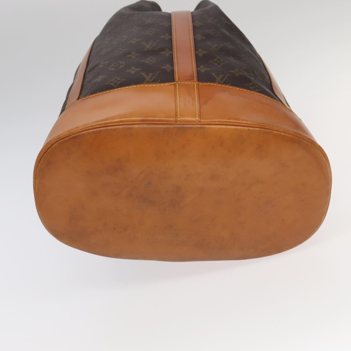 Louis Vuitton Randonnée Brown Canvas Shoulder Bag (Pre-Owned)
