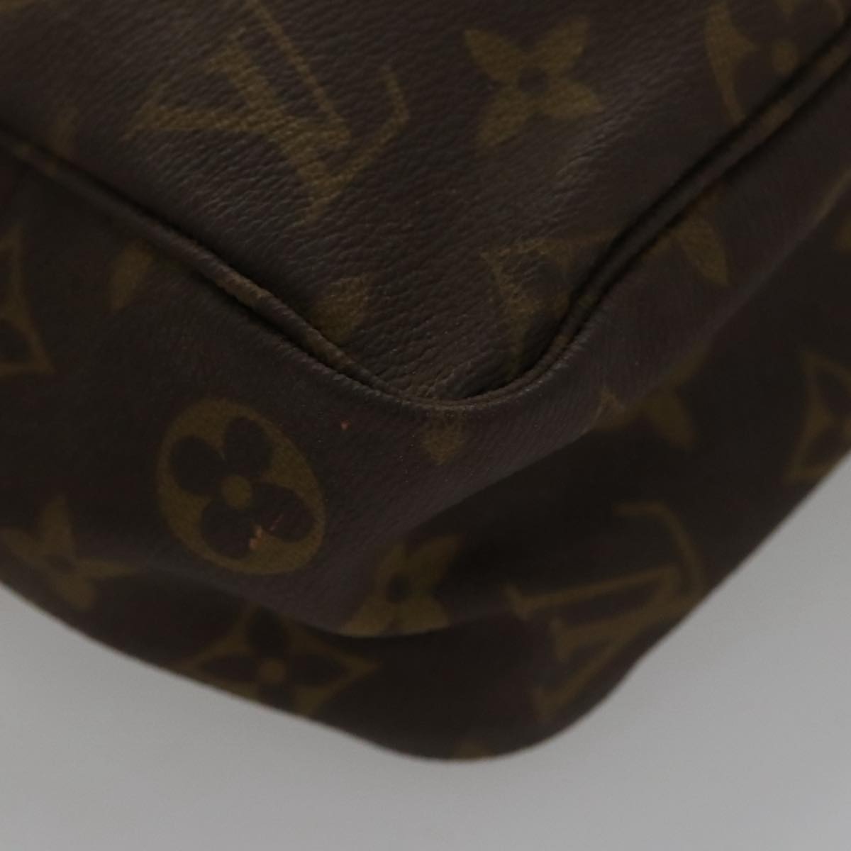 Louis Vuitton Trousse Toilette 28 Brown Canvas Clutch Bag (Pre-Owned)