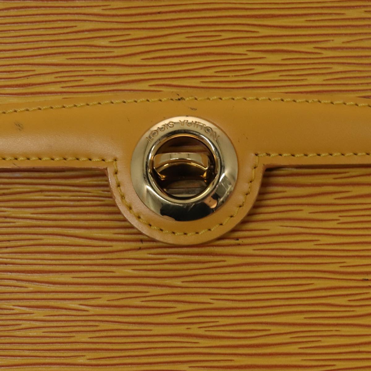 Louis Vuitton Arche Yellow Leather Shoulder Bag (Pre-Owned)
