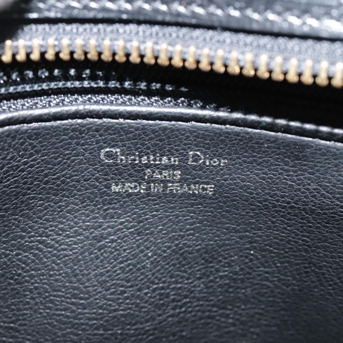 Dior Cd Black Leather Handbag (Pre-Owned)