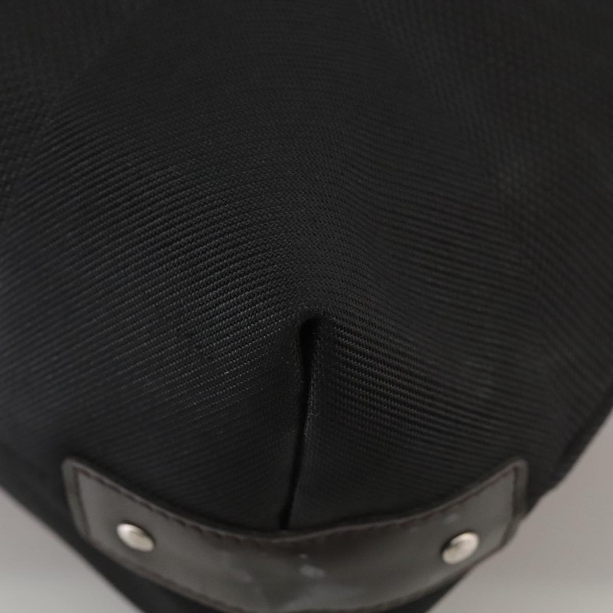 Louis Vuitton Shopping Black Canvas Tote Bag (Pre-Owned)