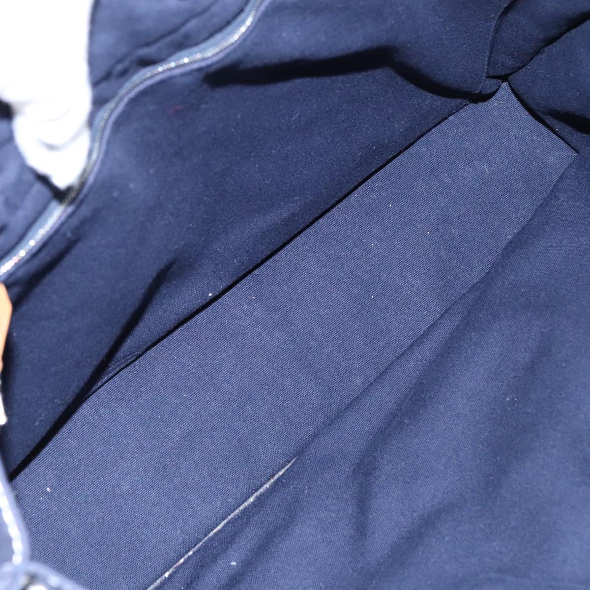 Hermès Herline Navy Canvas Tote Bag (Pre-Owned)
