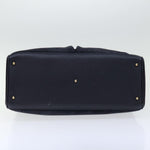 Gucci Bamboo Black Suede Tote Bag (Pre-Owned)