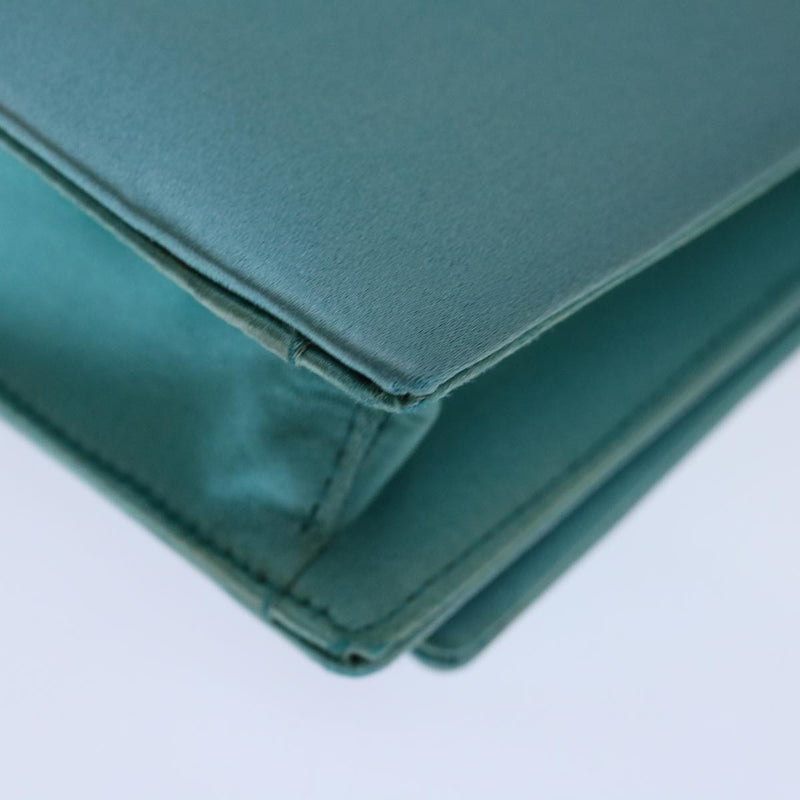 Prada Blue Silk Clutch Bag (Pre-Owned)