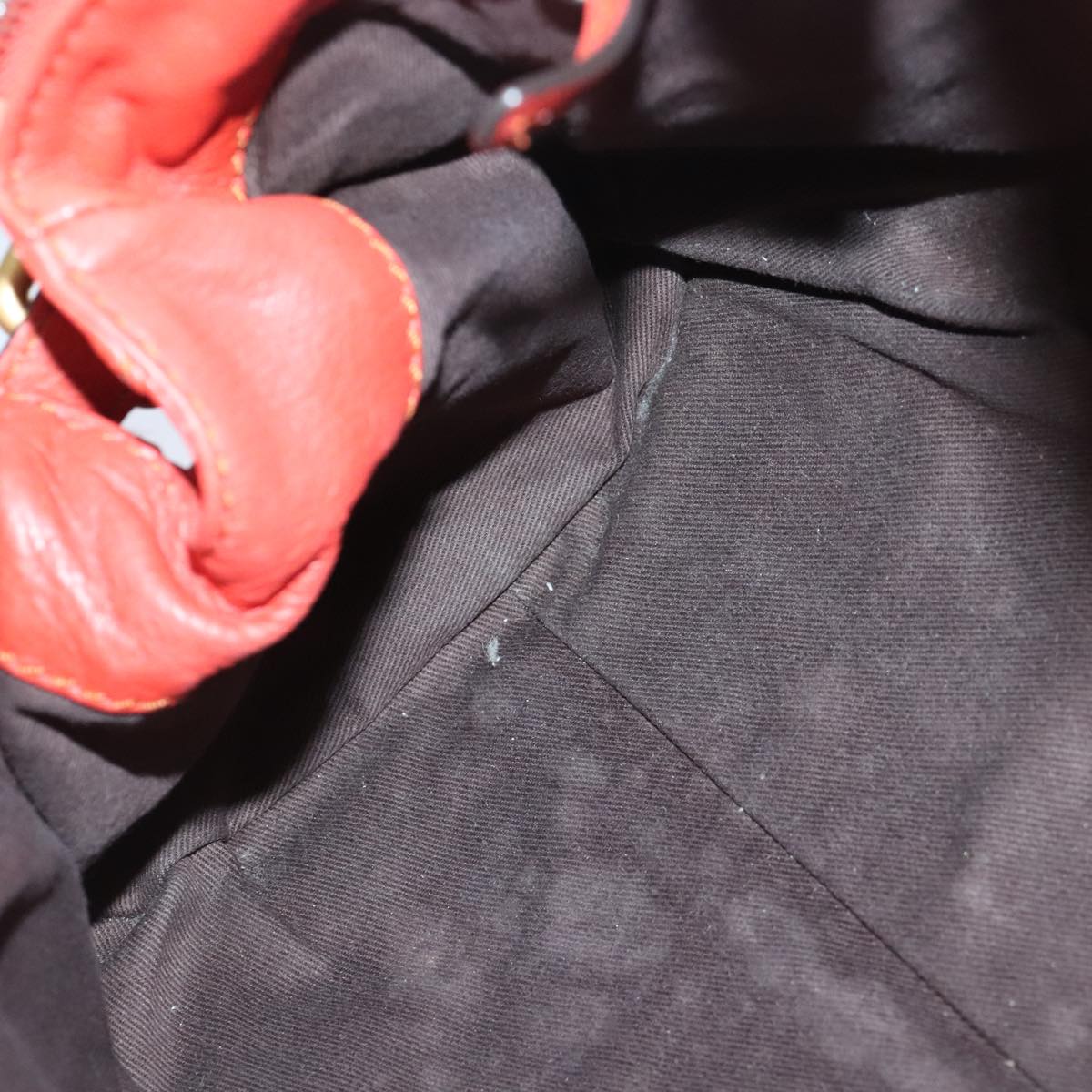 Chloé Paddington Red Leather Handbag (Pre-Owned)