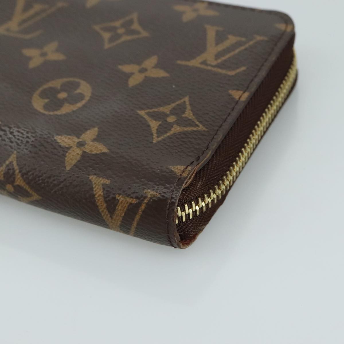 Louis Vuitton Zippy Wallet Brown Canvas Wallet  (Pre-Owned)