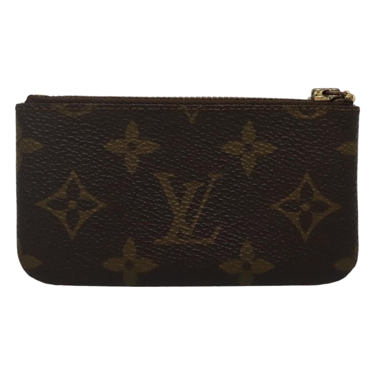 Louis Vuitton Pochette Clés Brown Canvas Wallet  (Pre-Owned)