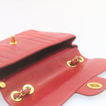 Chanel Red Leather Travel Bag (Pre-Owned)