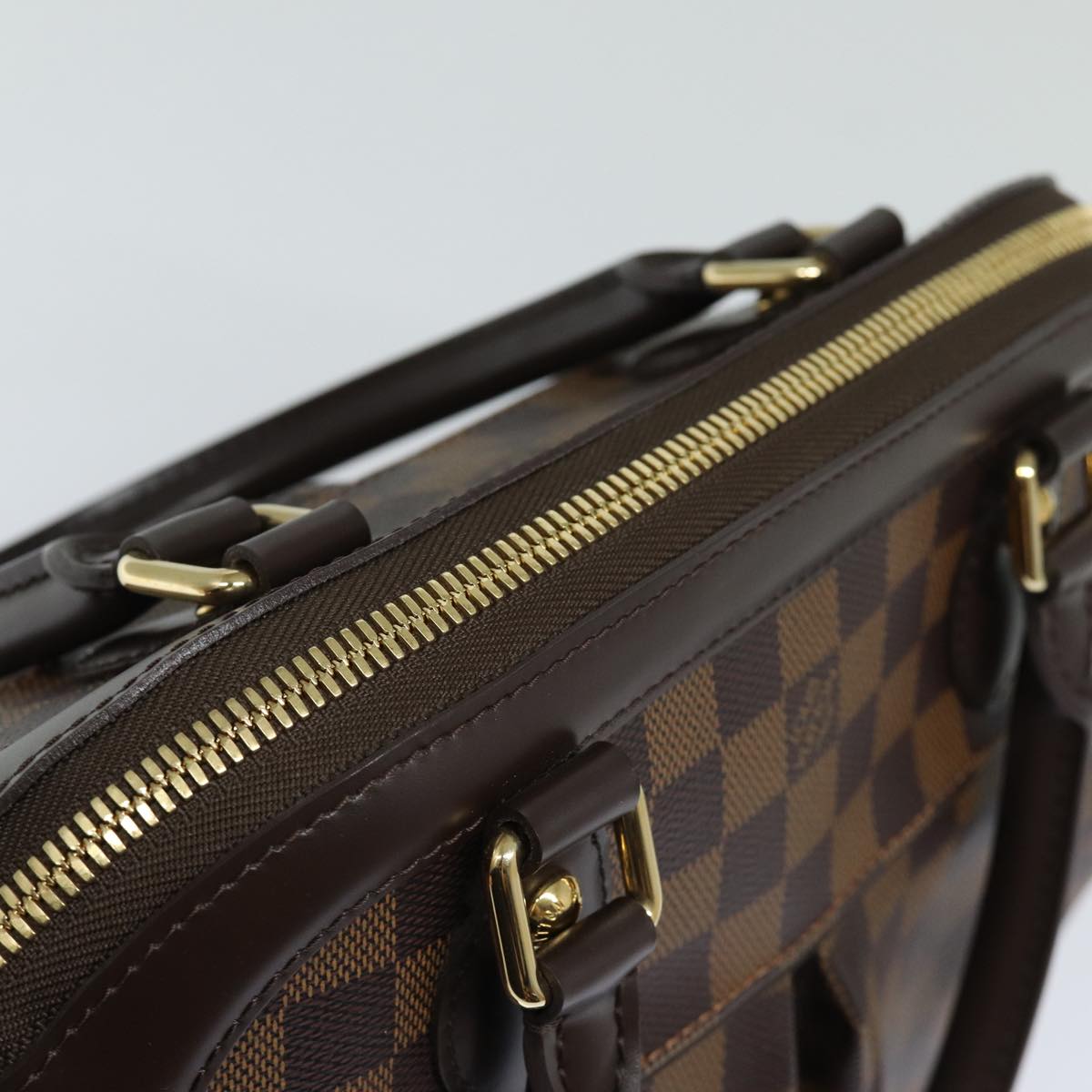 Louis Vuitton Trevi Brown Canvas Handbag (Pre-Owned)
