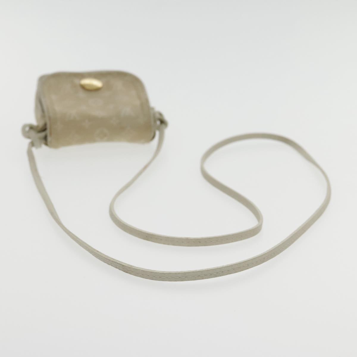 Louis Vuitton Mini Lin Beige Canvas Shoulder Bag (Pre-Owned)