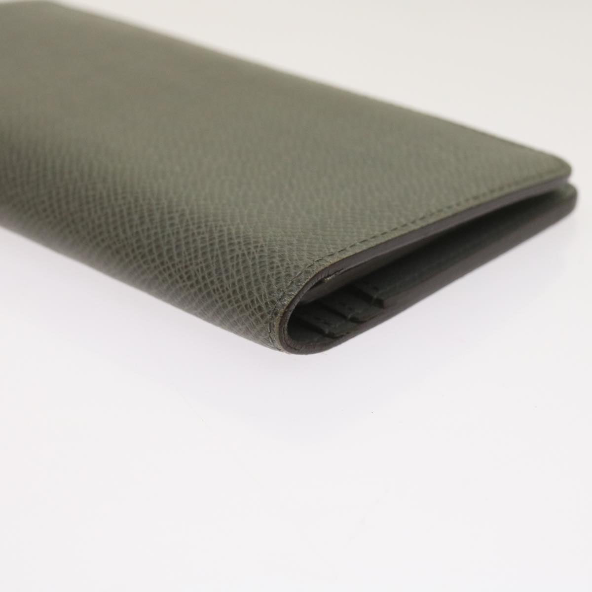 Louis Vuitton Portefeuille Brazza Grey Leather Wallet  (Pre-Owned)