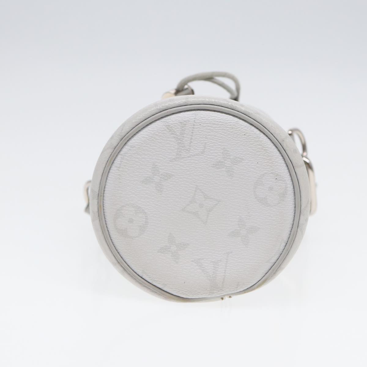 Louis Vuitton Chalk Nano White Leather Shoulder Bag (Pre-Owned)