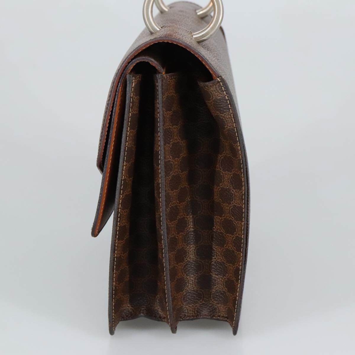 Céline Macadam Brown Canvas Handbag (Pre-Owned)