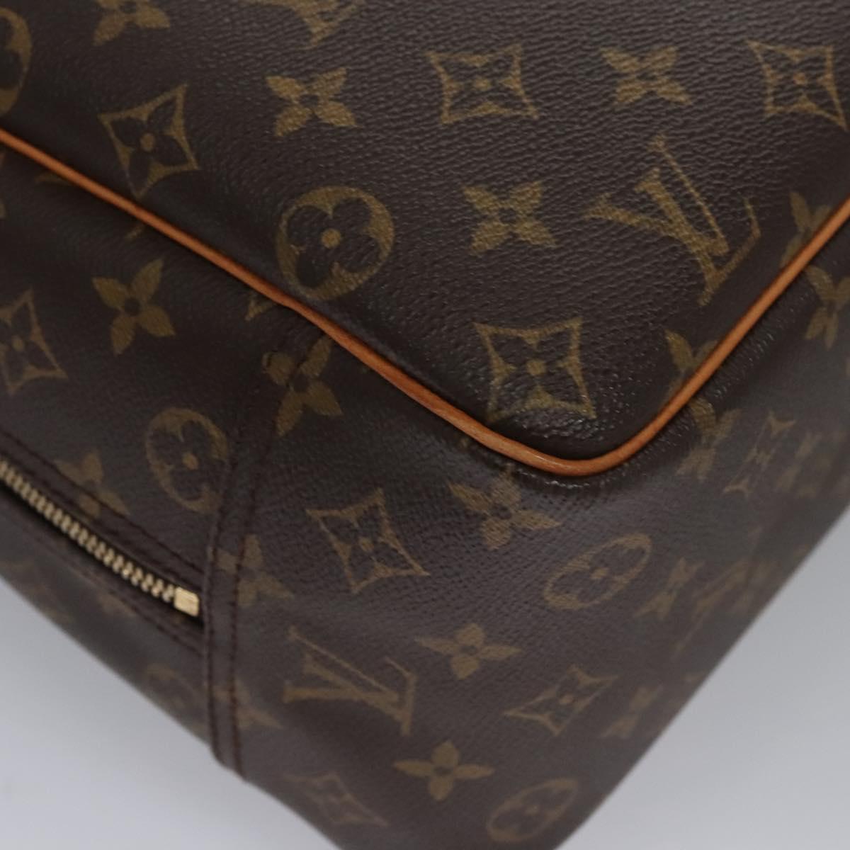 Louis Vuitton Deauville Brown Canvas Handbag (Pre-Owned)